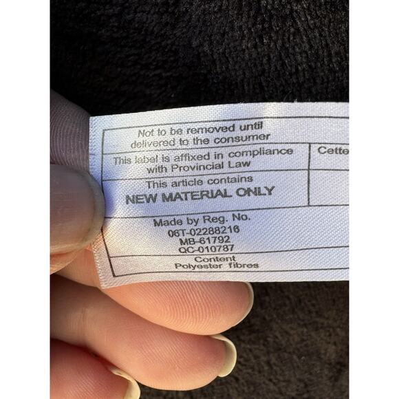 Snobbish‎ Women's Black Winter Coat Parka Fleece Warm Jacket Large *PICS GUC - Picture 10 of 14